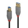 3m USB 3.2 Type A to B Cable, 5Gbps, Anthra Line