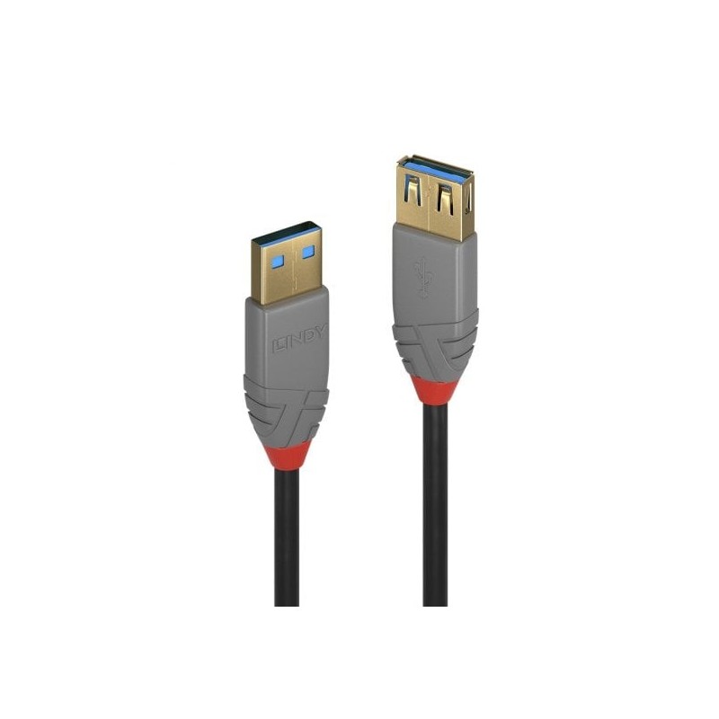 0.5m USB 3.2 Type A Extension Cable, 5Gbps, Anthra Line 0.5m USB 3.2 Type A Extension Cable, 5Gbps, Anthra Line