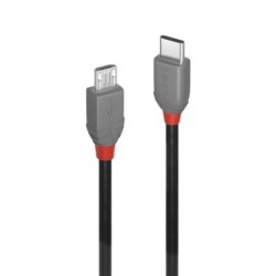 3m USB 2.0 Type C to Micro-B Cable, Anthra Line