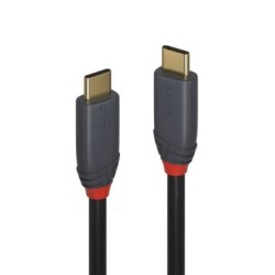1m USB 3.2 Type C to C Cable, 20Gbps, 5A, PD, Anthra Line
