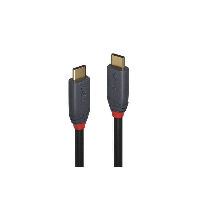 1m USB 3.2 Type C to C Cable, 20Gbps, 5A, PD, Anthra Line 1m USB 3.2 Type C to C Cable, 20Gbps, 5A, PD, Anthra Line