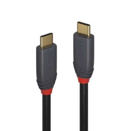 1m USB 3.2 Type C to C Cable, 20Gbps, 5A, PD, Anthra Line