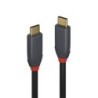 1m USB 3.2 Type C to C Cable, 20Gbps, 5A, PD, Anthra Line