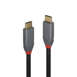 2m USB 3.2 Type C to C Cable, 20Gbps, 5A, PD, Anthra Line