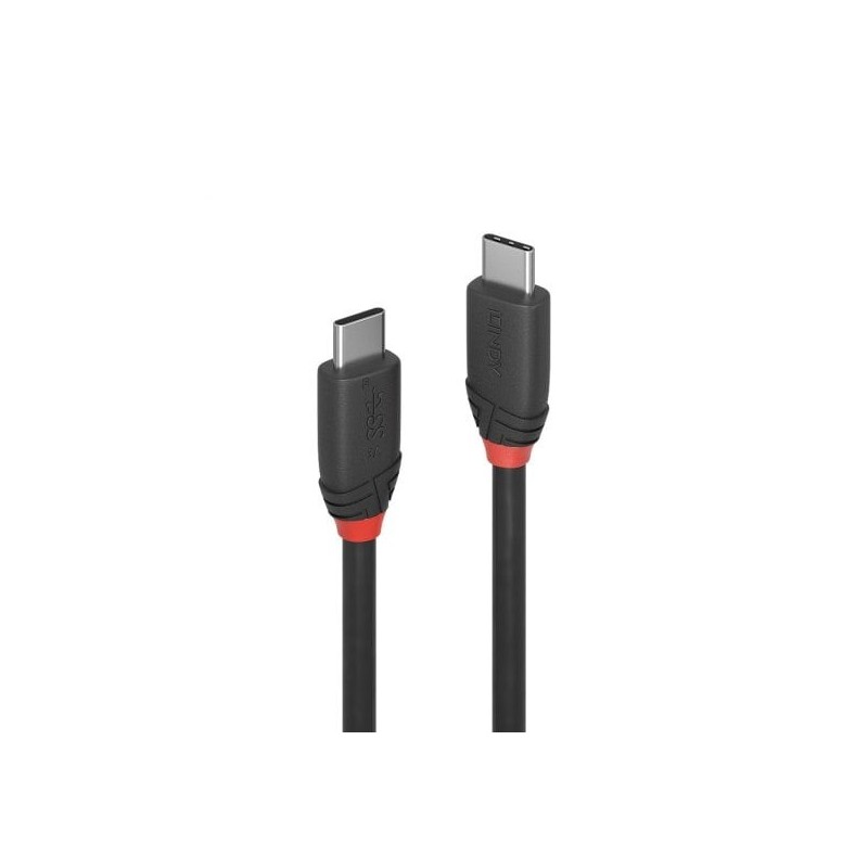 1.5m USB 3.2 Type C to C Cable, 20Gbps, Black Line 1.5m USB 3.2 Type C to C Cable, 20Gbps, Black Line