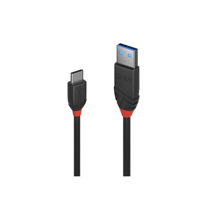 0.5m USB 3.2 Type A to C Cable, 10Gbps, Black Line 0.5m USB 3.2 Type A to C Cable, 10Gbps, Black Line