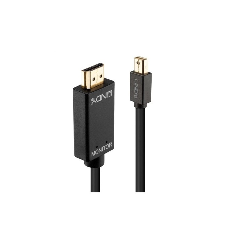 1m Mini Display Port to HDMI 4K30Hz Adapter Cable 1m Mini Display Port to HDMI 4K30Hz Adapter Cable