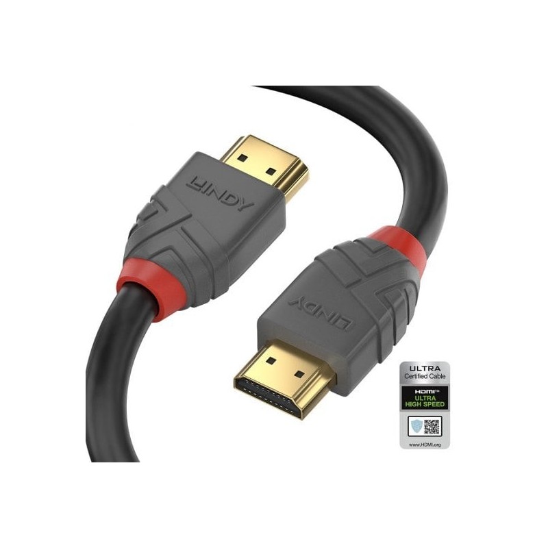1m Ultra High Speed HDMI Cable, Anthra Line 1m Ultra High Speed HDMI Cable, Anthra Line