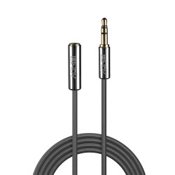 Lindy 2m 3.5mm Extension Audio Cable, Cromo Line