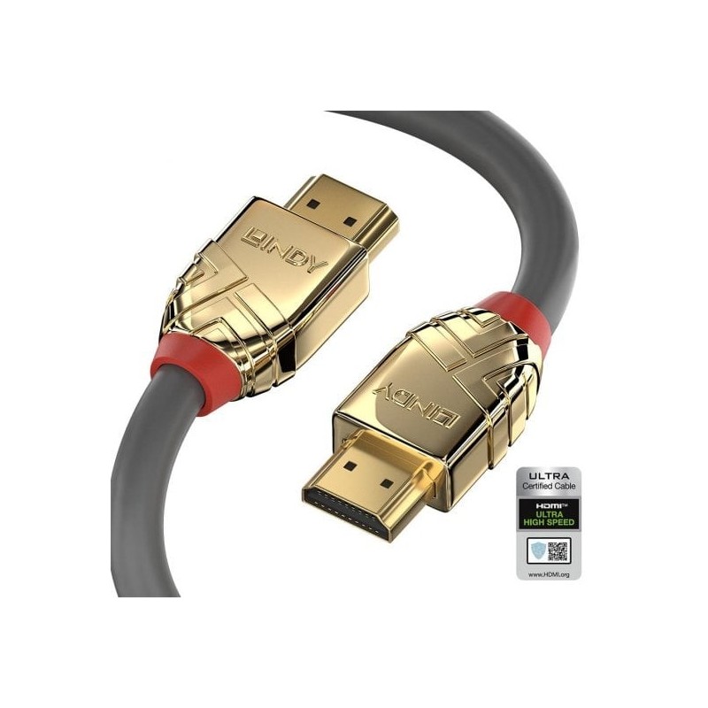 1m Ultra High Speed HDMI Cable, Gold Line 1m Ultra High Speed HDMI Cable, Gold Line