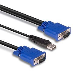 Lindy 1m Combined KVM and USB Cable
