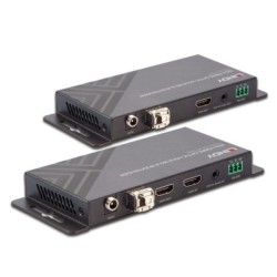 300m/1000m Fibre Optic HDMI 4K60, IR, RS232 and Audio Extender