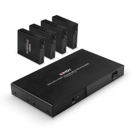 70m Cat.6 4 Port HDMI 4K60 Splitter Extender