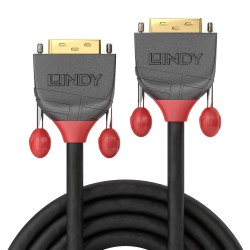 Lindy 20m DVI-D Single Link Cable, Anthra Line