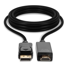 Lindy 0.5m DisplayPort to HDMI 10.2G Cable