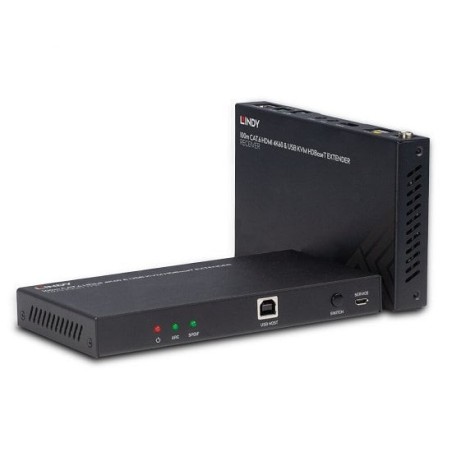 100m Cat.6 HDMI 4K60, Audio, IR and RS-232 HDBaseT KVM Extender
