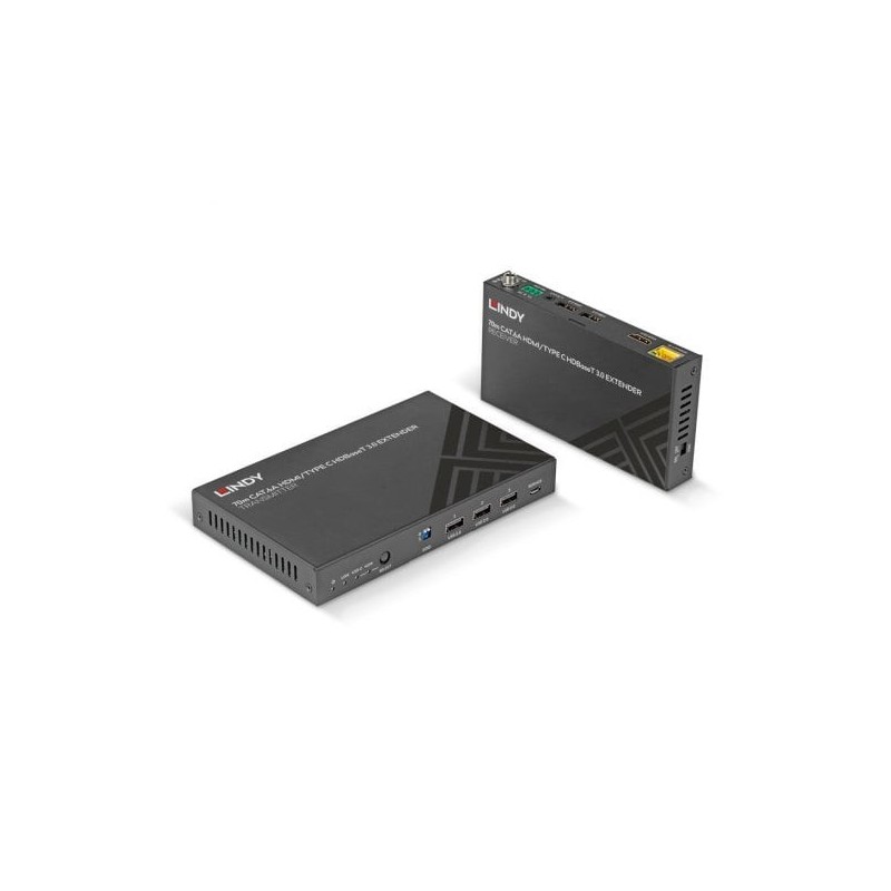 70m Cat.6A HDMI 4K60 and Type C HDBaseT 3.0 KVM Extender 70m Cat.6A HDMI 4K60 and Type C HDBaseT 3.0 KVM Extender