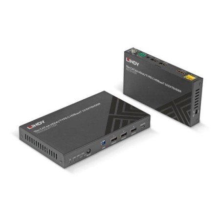 70m Cat.6A HDMI 4K60 and Type C HDBaseT 3.0 KVM Extender