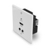 70m Cat.6 HDMI 4K60, IR and RS-232 HDBaseT UK Wall Plate Extender, Transmitter