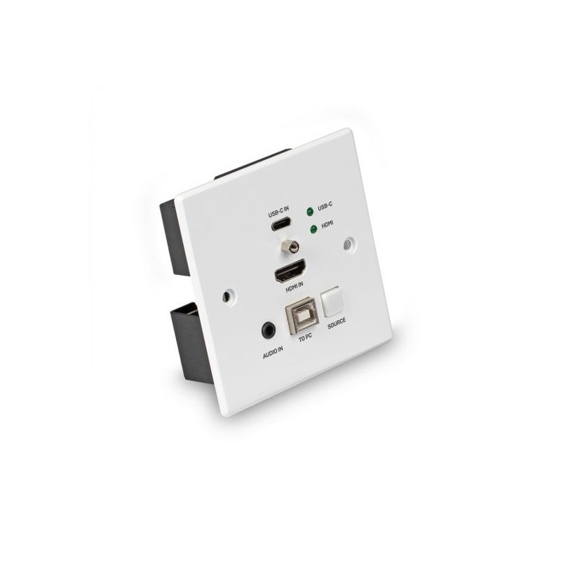 150m Cat.6 HDMI 4K60 and Type C HDBaseT UK Wall Plate KVM Extender, Transmitter 150m Cat.6 HDMI 4K60 and Type C HDBaseT UK Wall Plate KVM Extender, Transmitter