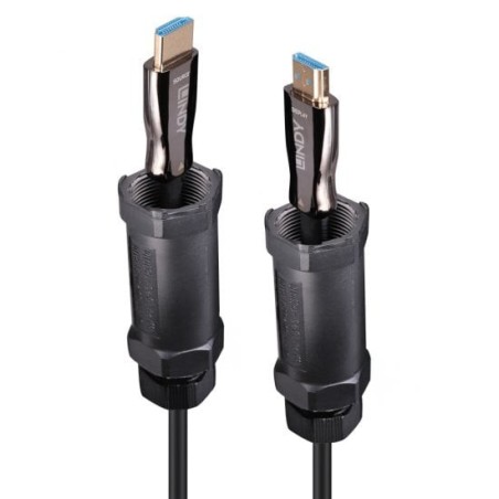 10m Armoured Fibre Optic Hybrid HDMI 8K60 Cable