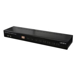 8 Port DVI-I Single Link, USB 2.0 and Audio KVM Switch Pro