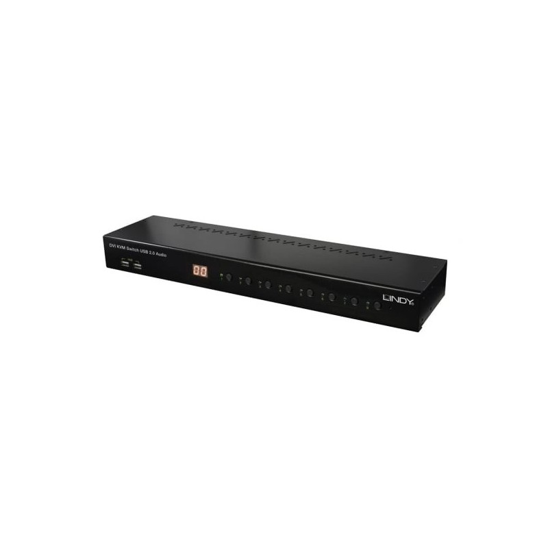 8 Port DVI-I Single Link, USB 2.0 and Audio KVM Switch Pro 8 Port DVI-I Single Link, USB 2.0 and Audio KVM Switch Pro