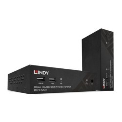100m Cat.6 Dual Head HDMI, USB and RS-232 Extender