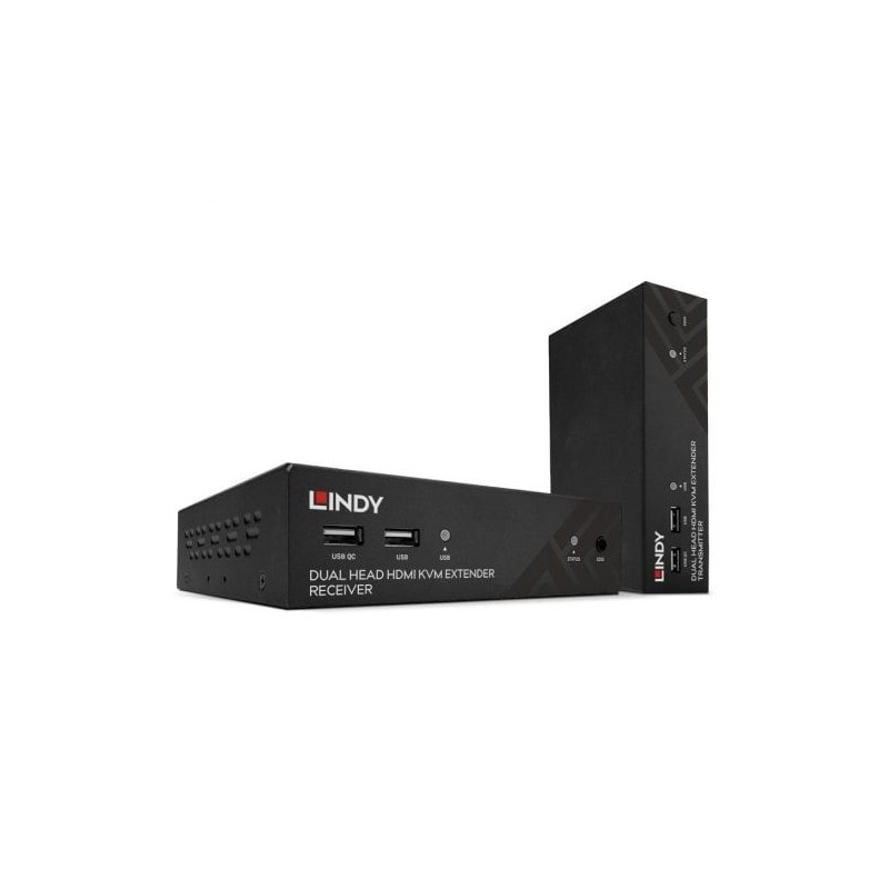 100m Cat.6 Dual Head HDMI, USB and RS-232 Extender 100m Cat.6 Dual Head HDMI, USB and RS-232 Extender