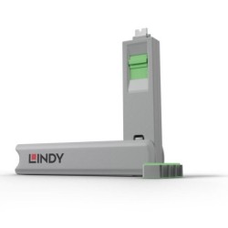 USB-C Port Blocker – GREEN (Key + 4 Locks Included)