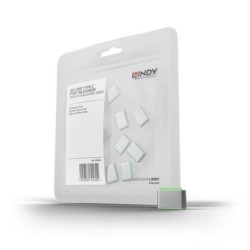 Pack of 10 USB-C Locks– GREEN (Key Not Included)