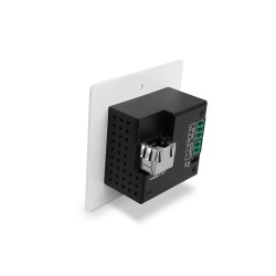 Lindy 70m Cat.6 HDMI 4K60, IR and RS-232 HDBaseT UK Wall Plate Extender, Transmitter