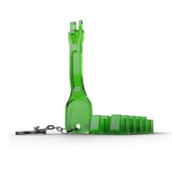 RJ45 Port Blocker - GREEN (Key + 10 Locks Included)