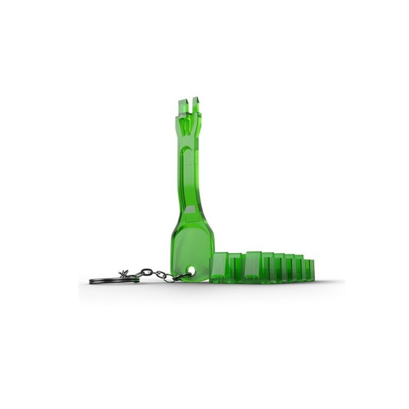RJ45 Port Blocker - GREEN (Key + 10 Locks Included) RJ45 Port Blocker - GREEN (Key + 10 Locks Included)