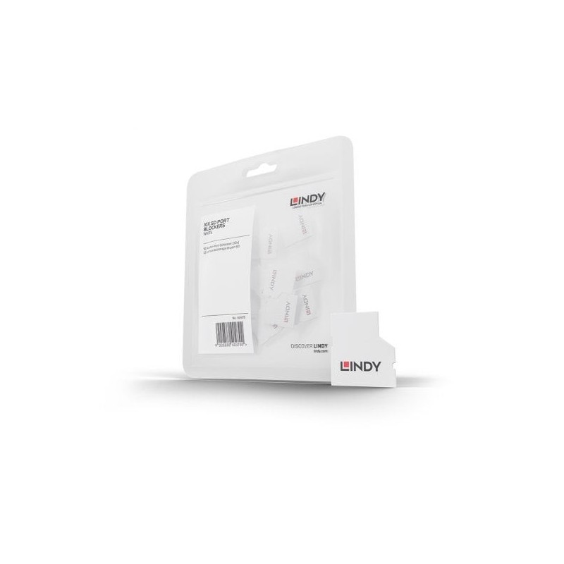 Pack of 10 SD Locks - WHITE (Key Not Included)