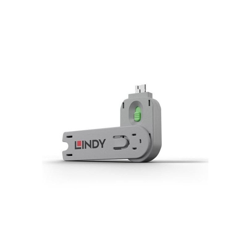 USB-A Port Blocker Key – GREEN (Key Only, Locks Not Included)