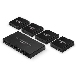 Lindy 70m Cat.6 4 Port HDMI 4K60 Splitter Extender