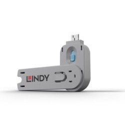 USB-A Port Blocker Key – BLUE (Key Only, Locks Not Included)