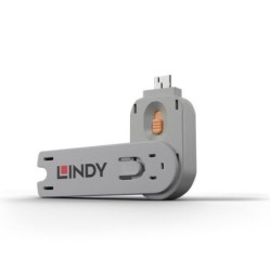USB-A Port Blocker Key – ORANGE (Key Only, Locks Not Included)