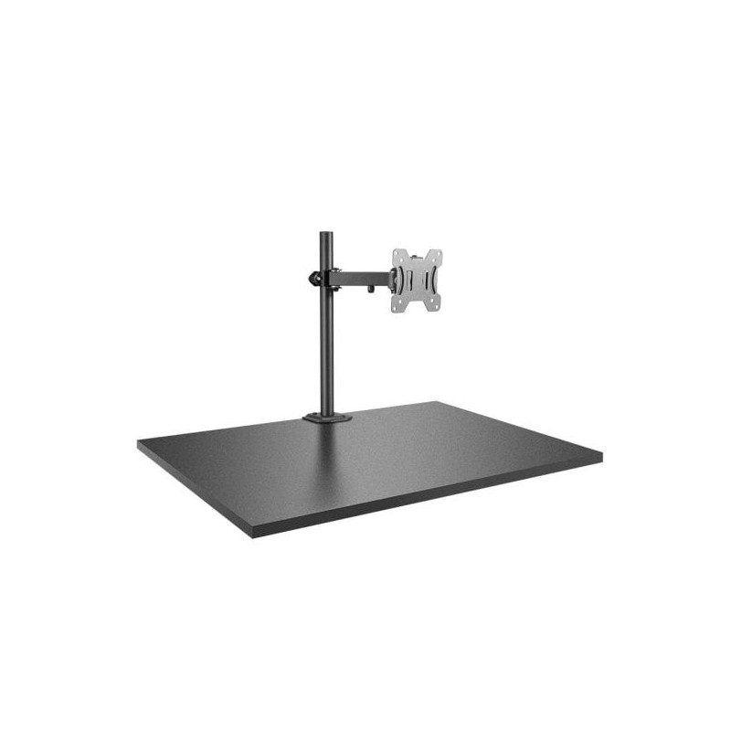 Single Display Bracket with Pole and Desk Clamp Single Display Bracket with Pole and Desk Clamp
