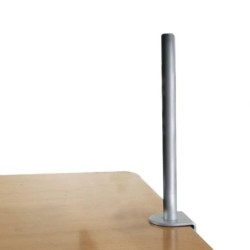 450mm Desk Clamp Pole, Silver
