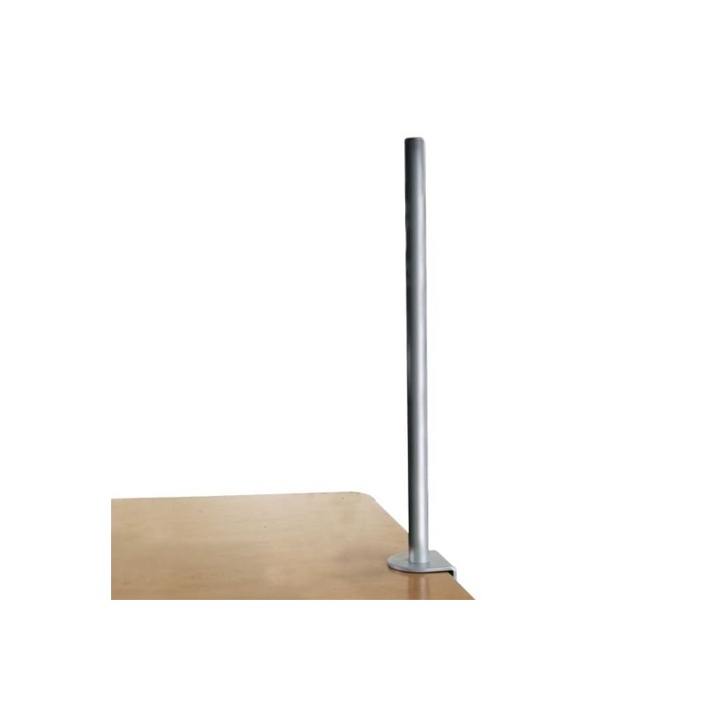 700mm Desk Clamp Pole, Silver