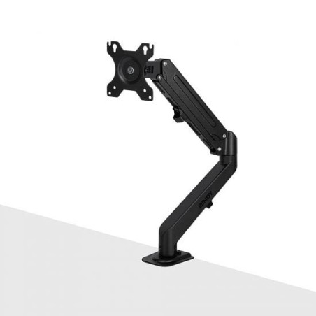 Single Desktop Gas Arm Display Mount - Black