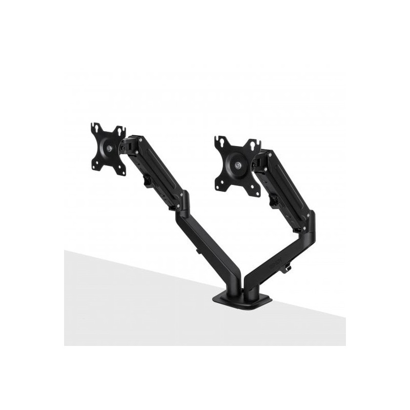 Dual Mount Desktop Gas Spring Arm - Black