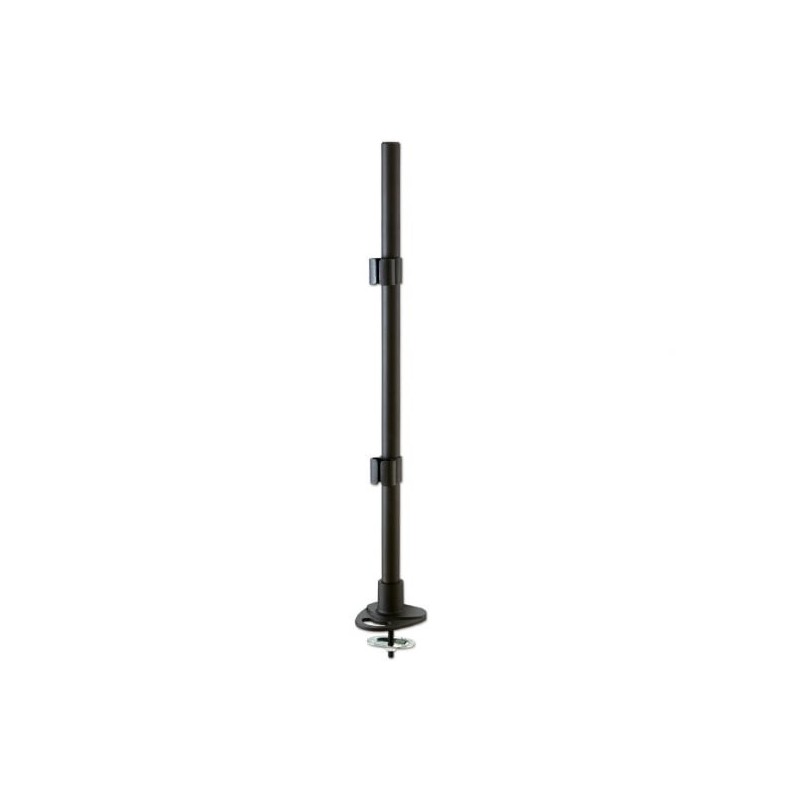 700mm Pole with Desk Clamp and Cable Grommet, Black 700mm Pole with Desk Clamp and Cable Grommet, Black