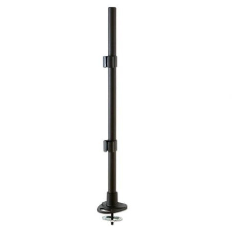 700mm Pole with Desk Clamp and Cable Grommet, Black