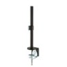 400mm Pole with Desk Clamp, Black