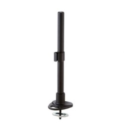 400mm Pole with Desk Clamp and Cable Grommet, Black