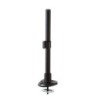 400mm Pole with Desk Clamp and Cable Grommet, Black