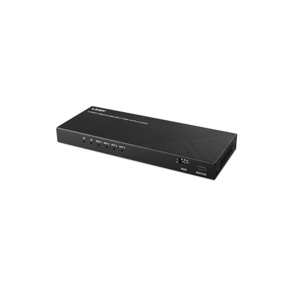 Lindy 4 Port HDMI 8K60 Splitter with Audio